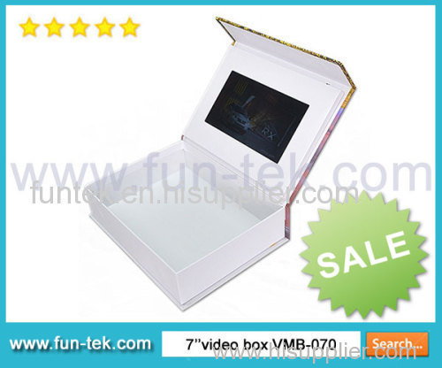 Innovative LCD Video Box with Full Color Print for Marketing Campaign