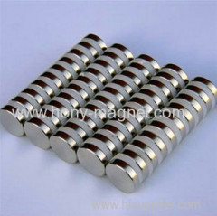 Permanent Neodymium Magnet Disc With Nickel Plated