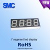 0.56&quot; four digit 7 segment LED display bright blue color for clock display