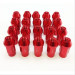 Most popular Aluminum Close end lug nuts Red Colors M12X1.25