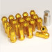 20 PC M12x1.25 AEOLUS Aluminum Lug Nut Nuts Tuner Wheel Rim Locking Nut GOLD