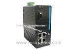 4-Port To 1-Port Industrial Fiber Media Converter Full / Half Duplex