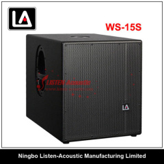 2.1 Amplifier Wooden Mackie Subwoofer WS-152SA