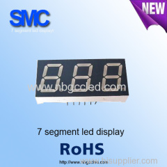 7 Segment LED Display 0.39 inch 3 Digit