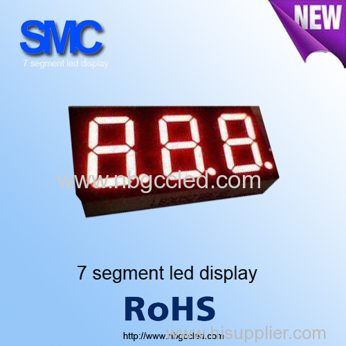 multiplexed 7 segment display 0.4 inch 3 Digit 