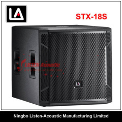 Single 18 Inch Bass Reflex Subwoofer Speaker STX-18S