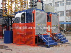 single double cage building hoist construction elavator 100/100/200/200p construction elavator lifter building hoist