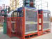 1t double cage building hoist construction elavator CE certification cargo freight lifting building material 1000 kg