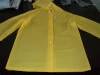 100% PVC raincoat with hood