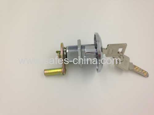 Fireproof safe box cylinder lock with 98mm length lock body and brass keys