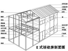 Economy light steel house