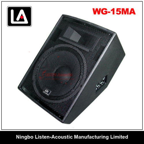 15 inch Wooden Stage Monitor Pro Audio Speaker Box WG15M / 15MA