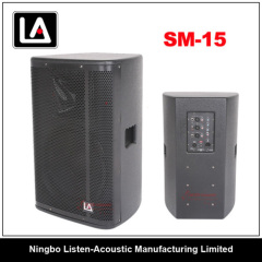 Full range 15inch wooden cabinet active/passive speaker