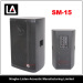 15" active/passive speaker/wooden speaker cabinet/full range