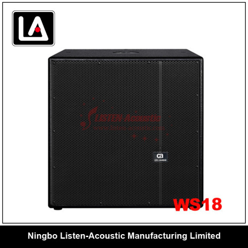 18" powerful subwoofer plywood wooden cabinet/passive