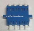 PC / SM 4 Core Fiber Optic Adapters , Single Mode LC / UPC Quad