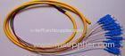 UPC SC Fiber Optic Cable Multimode , 12 Core Pigtail Cable High Credibility