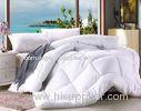 Frame Box Quilting White Microfiber Polyester Quilts / Comforter for Hotel or Household