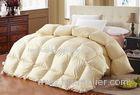 Washing Goose Down Cotton Quilt / Hotel Soft Comforter Box Quilting with Satin Piping