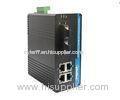 4-Port 10 / 100Base-Tx and 2-Port 100Base-Fx Industrial Grade Fiber Switch