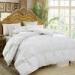 OEM 100% Cotton White Duck Down Feather Quilt / Duvet /Comforter with Baffle Box Walls