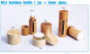 BGJ bamboo bottle and jar inner glass bamboo cosmetic container 30ml 50ml foundation bottle 30g 50g bamboo cream jar