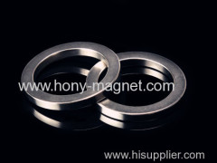 Super Permanent ndfeb ring magnet ni coating