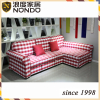 Small fabric sofa with storage