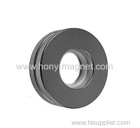 Sintered NdFeB Magnet Ring shape Grade N35 Nickel coating