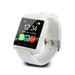 White lady smart watch support samsung iphone and other smart phone