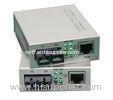 Single Mode Fiber Optic Media Converter Gigabit To Rj45 1550nm 10Base-T / 100Base-TX