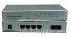 Full Duplex 1000M 4 Port TP BiDi SC Fiber Switch Low heat High Reliability