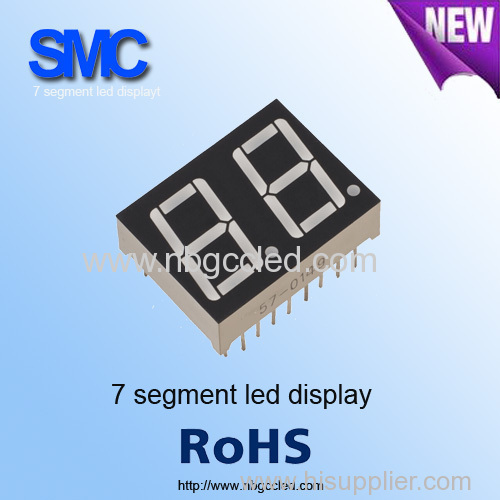 2 digit 7 segment display 0.52 inch