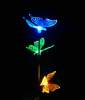 Cixi landsign solar light factory with BSCI and ISO9001 certified solar butterfly stick light
