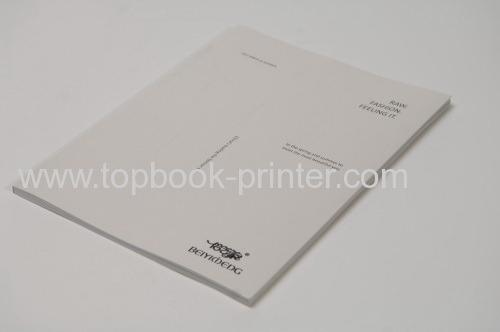 Print or bind embossed paper cover embossing portrait softback books on demands