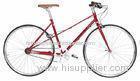 Stylish Custom Design Red Kenda Tyres Bicycle 700C With Alloy Rim / Hub
