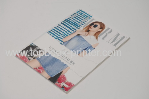 online silver stamping cover clothing brochure softcover book