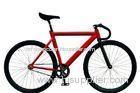 Red Single Speed Specialized Track Bike Custom Fixie Bikes With Flip Flop Hub
