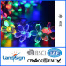 Cixi landsign solar light factory with BSCI and ISO9001 certified solar flower string lights