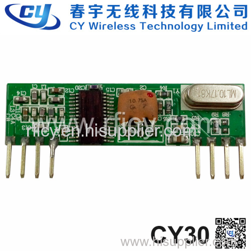 434MHz Ask Superheterodyne Wireless Receiver RF Module