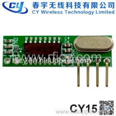 434MHz Ask Superheterodyne Wireless Receiver RF Module