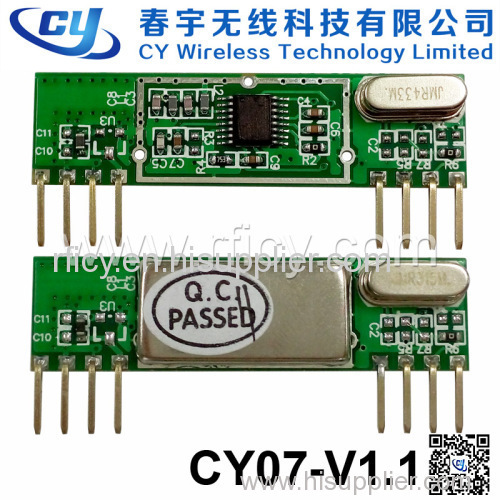 434MHz Ask Superheterodyne Wireless Receiver RF Module