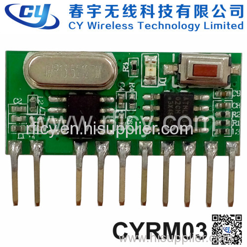 434MHz Ask Superheterodyne Wireless Receiver RF Module