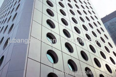 Aluminum curtain wall panels