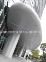 Aluminum curtain wall panels