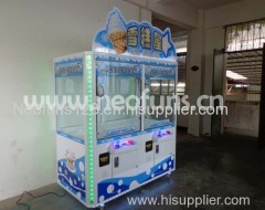 2015 Hot Sale Ice Cream Claw Crane Machine|Ice Vending Machine For Sale|Coin Operated Vending Machine