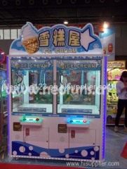 2015 Hot Sale Ice Cream Claw Crane Machine|Ice Vending Machine For Sale|Coin Operated Vending Machine