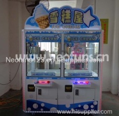 2015 Hot Sale Ice Cream Claw Crane Machine|Ice Vending Machine For Sale|Coin Operated Vending Machine