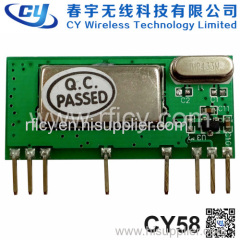 434MHz Ask Superheterodyne Wireless Receiver RF Module