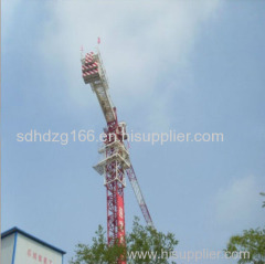 self-erect Topless tower crane QTP100/construction flat top tower crane/self-raising flat top tower crane